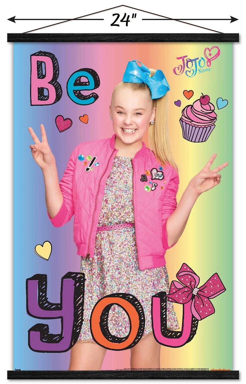 JoJo Siwa - Be You Wall Poster, 22.375" x 34"