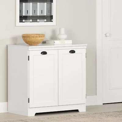 Meubles South Shore Harma Armoire de rangement avec 2 portes Blanc
