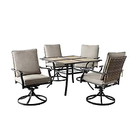 Ensemble table et chaises 5 pièces pour patio Elmdale Better Homes & Gardens - Gris