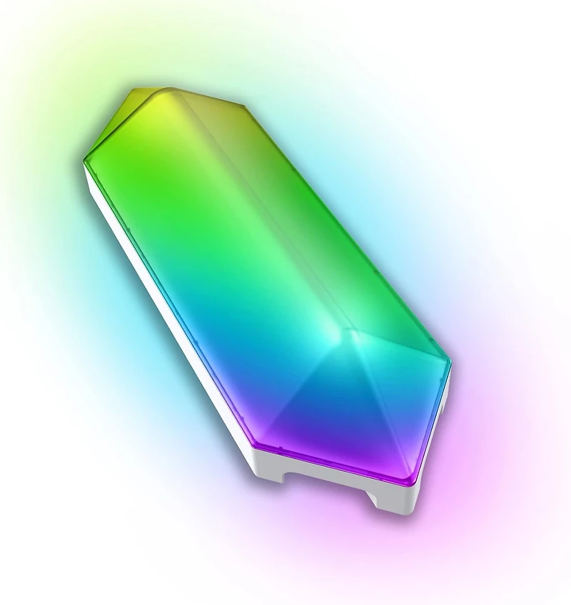 Monster Digit – Kit de Démarrage de Panneaux LED 3D, 3 Panneaux Modulaires, Éclairage Intelligent Wi-Fi, RGB, Commande Vocale, Réactif au Son – MLB7-1035-CAN