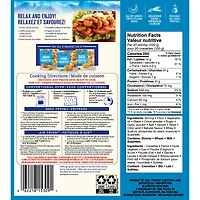 BlueWater Seafoods Popcorn Shrimp Whole, Tail-Off Shrimp, Breaded with Crunchy Panko Breadcrumbs, Frozen, 325 g Package, Crunchy panko breaded popcorn shrimp