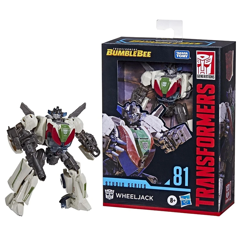 Transformers Studio Series 81 Deluxe Class Transformers: Bumblebee Wheeljack Action Figure, 4.5-inch