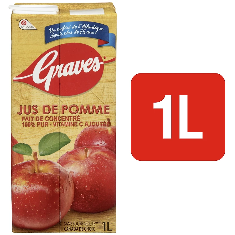 Jus de pomme Graves 1 L