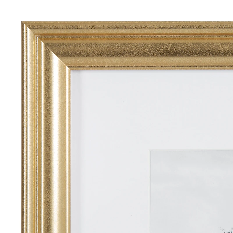 Breylynn 14x18 matted to 11x14 Gold Tabletop Picture Frame, BREY 14X18/11X14 GLD