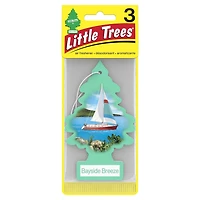 Assainisseur d'air LITTLE TREES Bayside Breeze 3-Pack Paq. de 3