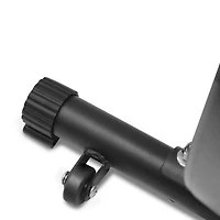 Iron Body Fitness Motion Series C4 Folding Exercise Bike with LCD Monitor, 8 Resistance Levels, Compact X-Frame Design