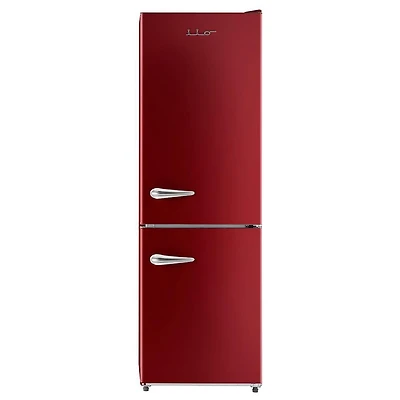 iio 11 Cu. pi. Réfrigérateur rétro avec congélateur inférieur en crème (Charnière Droite)