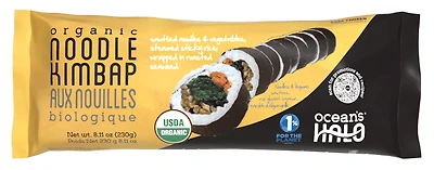 Ocean's Halo Organic Noodle Kimbap Roll, Frozen, 230g, 9 pieces, 230g total