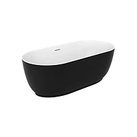 A&E Bain et Douche JORIMI-59-BLK BAIN AUTOPORTANTE