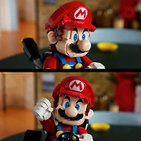 LEGO Super Mario: Mario Kart – Mario & Standard Kart 3D Puzzle for Adults - DIY Book Shelf & Room Decor for Men & Women, Ages 18+ - Arts & Crafts for Adult Gamers - Birthday Gift Idea - 72037