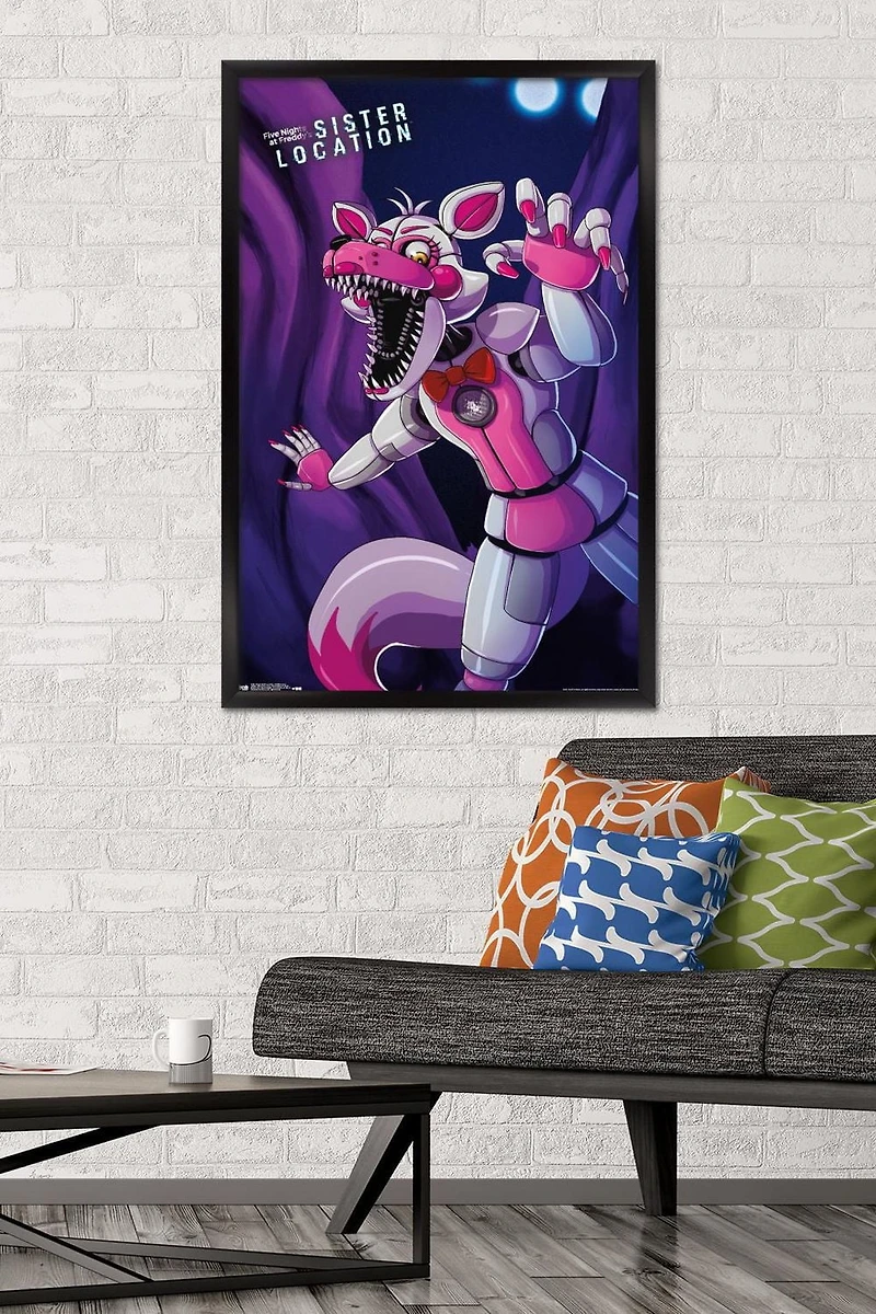 Five Nights at Freddy's: Sister Location - Funtime Foxy Wall Poster