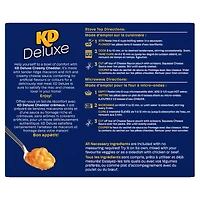 Macaroni et fromage Deluxe Kraft Cheddar original 400g
