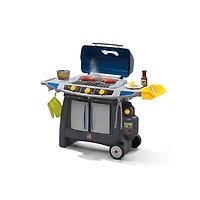 Step2 Pretend Play Battery Powered Sizzle & Smoke Barbecue Grill w/ Cooking Set