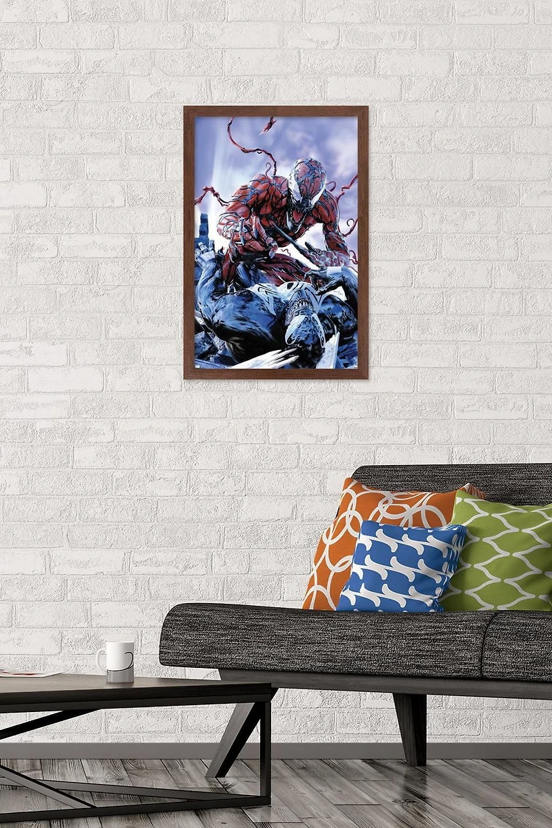 Marvel Comics - Carnage - Battle with Venom Wall Poster, 14.725" x 22.375"