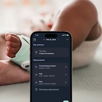 Owlet Dream Sock - Moniteur intelligent pour bébé avec indicateurs de qualité de sommeil, y compris les mouvements, la fréquence cardiaque et les niveaux moyens d’oxygène