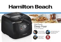 Hamilton Beach® Cool-Touch Deep Fryer, Black