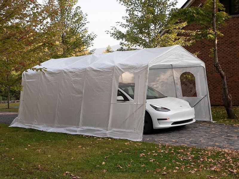 Car Shelter 11 ft. X 20 ft. in Clear