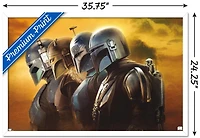 Star Wars: The Mandalorian Season 3 - Helmets Wall Poster