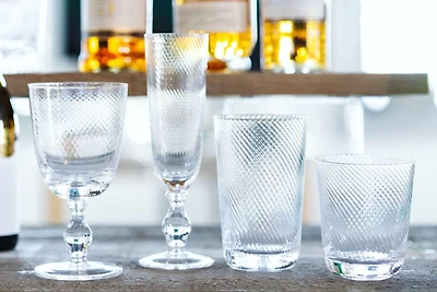 Retro Verre Ensemble de 4