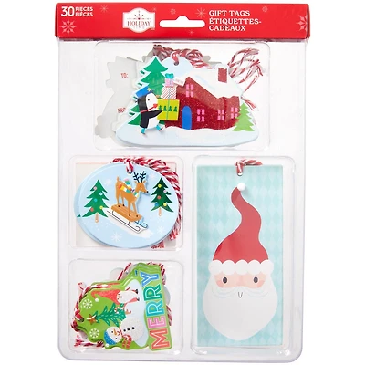 Étiquettes-cadeaux de luxe Holiday Time