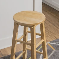 Tabouret de comptoir à siège rond Richmond