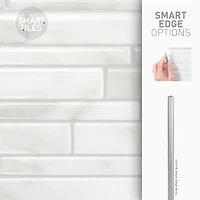 SMART TILES PEEL & STICK BACKSPLASH - MILANO MASSA - 4 Pieces 11.55 x 9.63