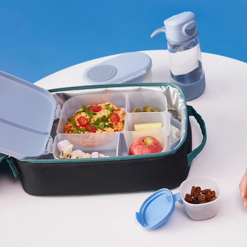 b.box - Flexi Insulated Lunch Bag insulated lunchbag kid toddler school lunch food cooler flexible machine washable carry handle zip eco-friendly practical sustainable recycled easy clean BPA free Pht