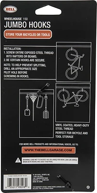 Bell Sports Wheelhouse™ 150 Jumbo Storage Hooks, Storage Hooks