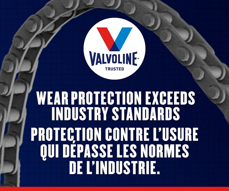 Huile à moteur Valvoline protection essentielle 5W20 au mélange synthétique 2T-5T