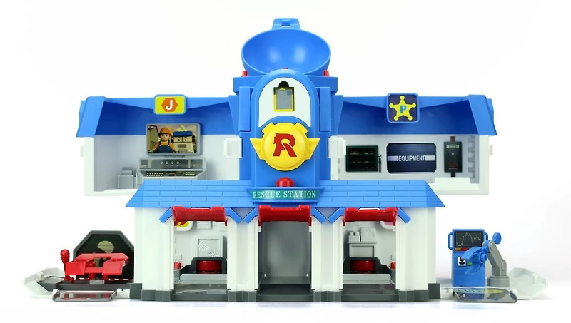 Robocar Poli - Ensemble de jeu Quartier général transformable