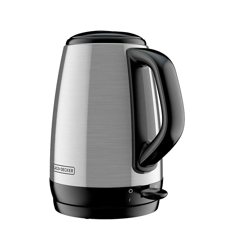Black+Decker Bouilloire Electrique Sans Fil en Acier Inoxydable de 1,7L