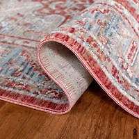 SAFAVIEH Kenitra Eleanora Floral Bordered Polyester Area Rug