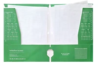 Five Star 4 Pocket Portfolio, Green