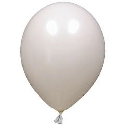 12"  White Balloons 8ct