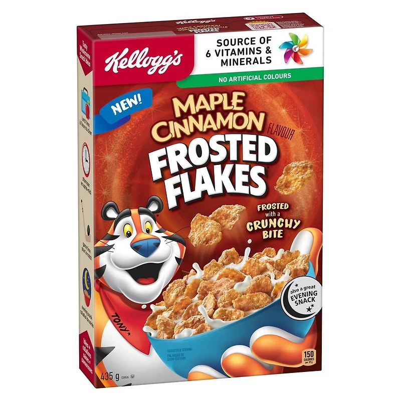 Kellogg's Frosted Flakes® Maple Cinnamon Flavour Cereal