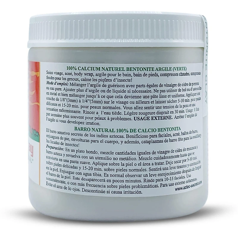 Aztec Secret Indian Healing Clay 1 Pound, World's Most Powerful Facial!