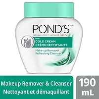 Crème nettoyante pour peau normale ou sèche Pond's Nettoyant rafraîchissant et démaquillant testé par des dermatologues 190ml Démaquillant, 190 ml