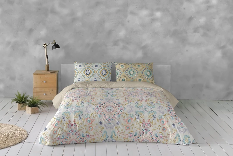 Gouchee Home Imprimé Ero Bohème Ensemble de housse de couette en coton