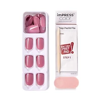 KISS ImPRESS Color - 30 faux ongles, courts Gel en minutes