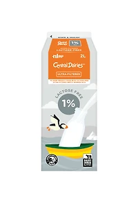 Lait 1 % sans lactose ultra-filtré