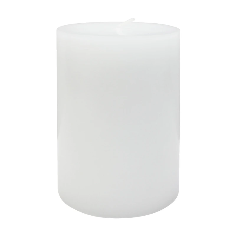 Mainstays bougies pilier blanc, non parfumé MAINSTAYS PL BOUGIE BLOC MS 3X4