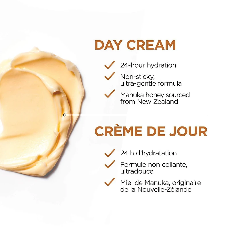 L'Oréal Paris Face Moisturizer Age Perfect Hydra-Nutrition Day Cream Ultra-Nourishing with Manuka Honey + Precious Oils for mature + very Dry Skin