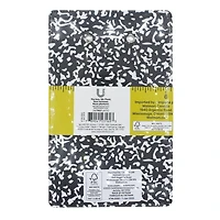 Mini Presse-Papiers en U avec Bloc-Notes, 40 Feuilles, Thème Scolaire Porte-bloc