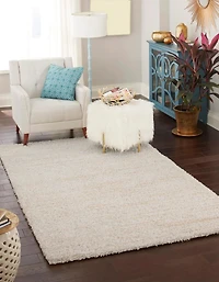 ECARPET Yeti Contemporary/Modern, Plush & Shags Area Rug for Living Room, Bedroom, Dining Room, Entrance, Hallway and More.
