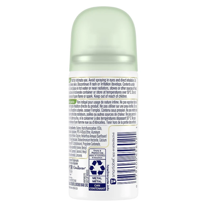 Dove Advanced Care Cool Essentials Dry Spray Antiperspirant, 28 g Antiperspirant