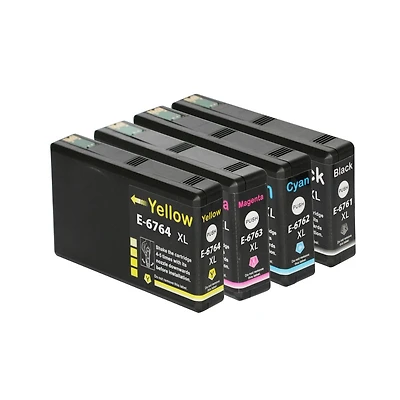 Ensemble de cartouches à jet d'encres compatibles L-ink CEPS-T676XLSET