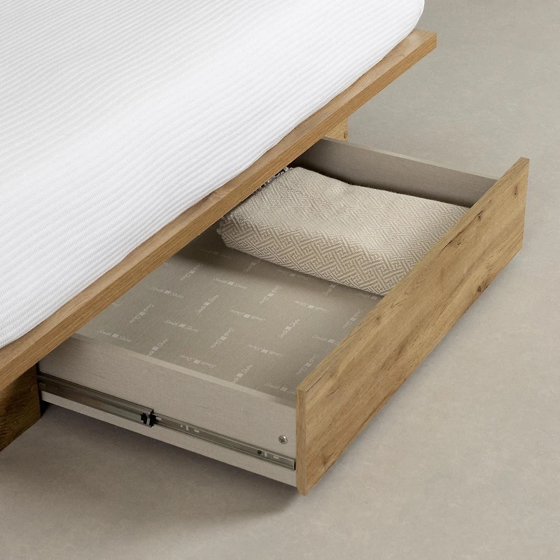 Lit plateforme avec tiroir de la collection Cavalleri South Shore