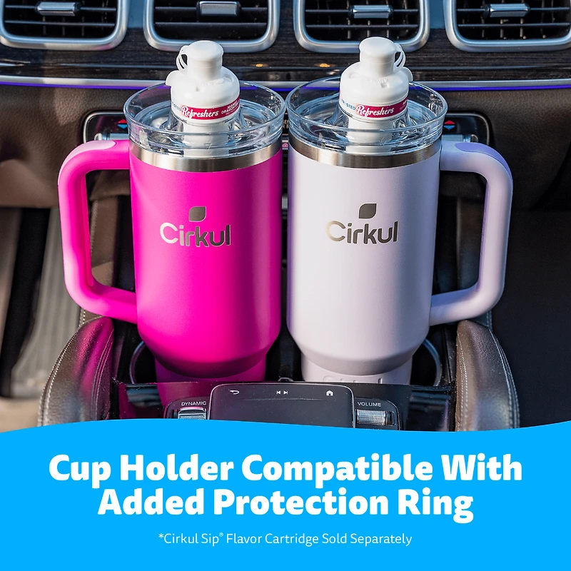 Cirkul 40oz All-Day StrawSip™ Tumbler, Cherry Blossom (Light Pink)., 40oz Cherry Blossom All-Day StrawSip™ Tumbler.