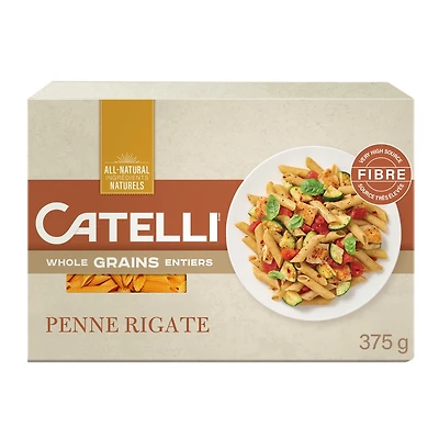 Pâtes Catelli Grains Entiers, Penne Rigate