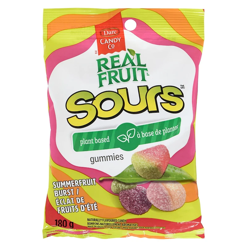 REALFRUIT Sours Summerfruit Burst Candy, Dare Real Fruit